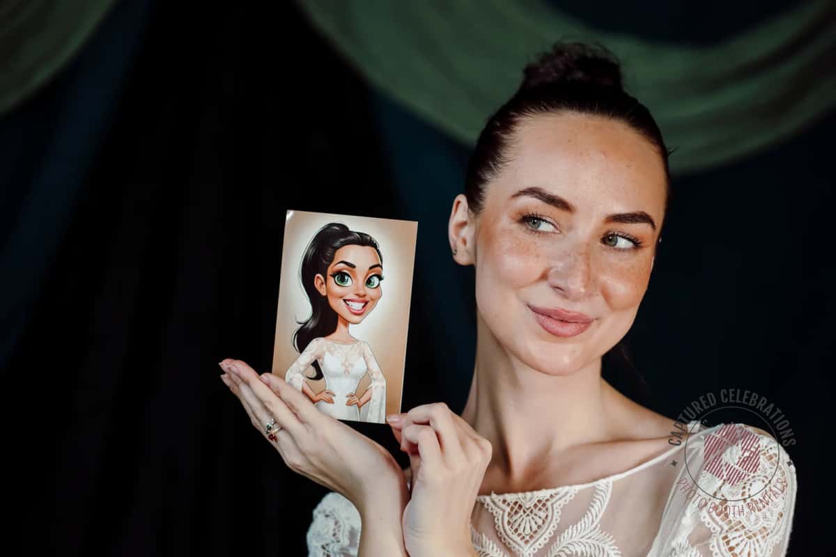 AI Caricature / Watercolor rental in Los Angeles — Captured Celebrations