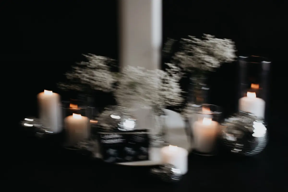 Outdoor photo booth setup at dusk for a Los Angeles event in 2025