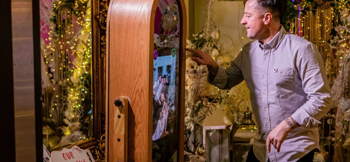 Photo booth rental at Ontario convention center in the Inland Empire