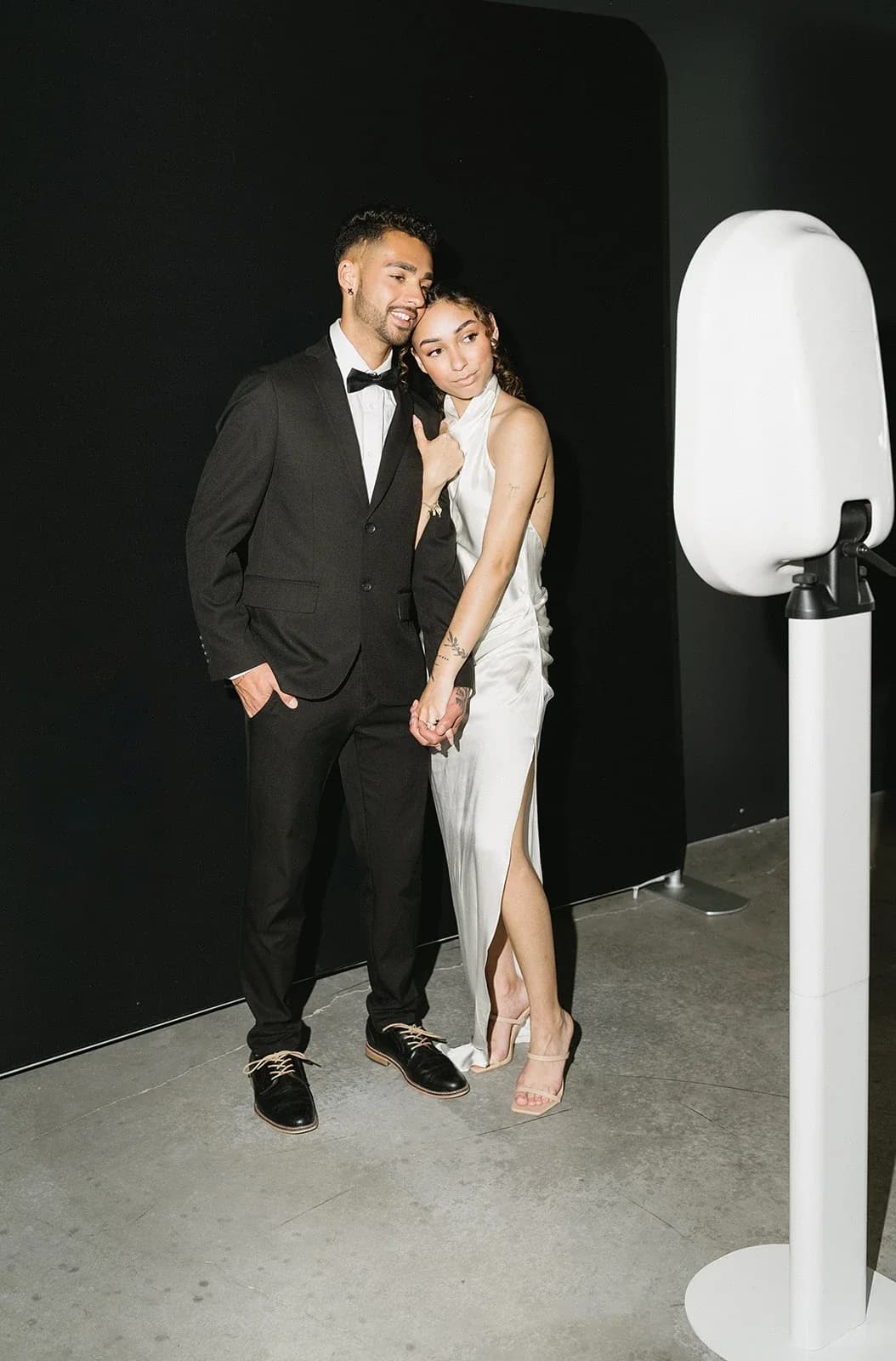 Studio quality photo booth at corporate event