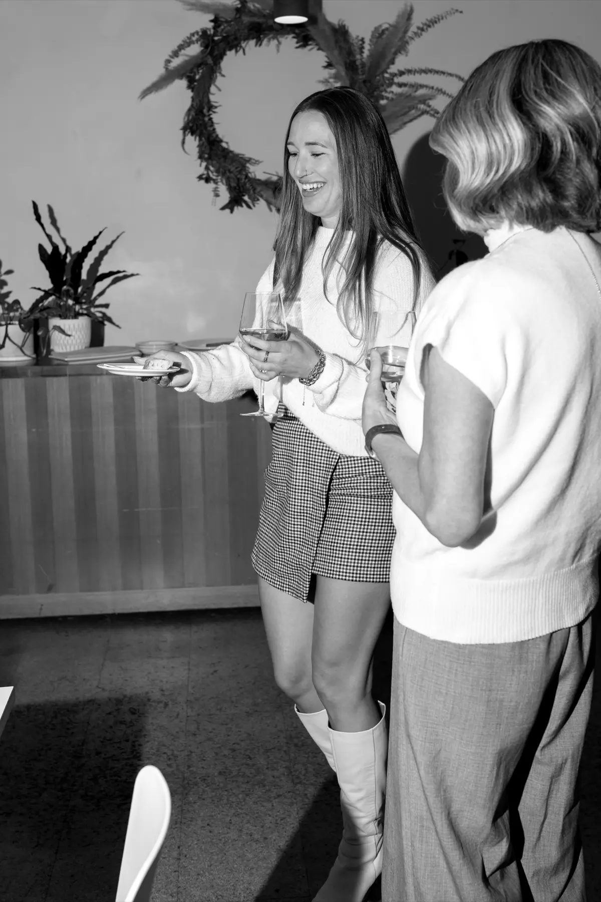 Photo booth entertainment at dinner party event in Los Angeles