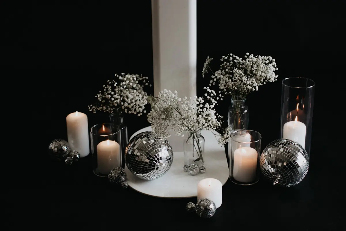 Photo booth operating during dusk at outdoor Los Angeles event